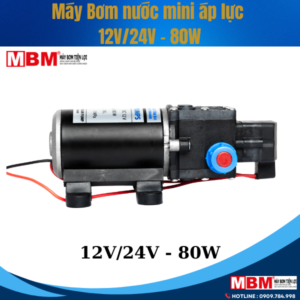 Bơm nước áp lực 12V/24V 80W